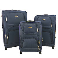 Набор тканевых чемоданов 3шт S/M/L AirLine 17DL08 Дорожные чемоданы на 3 колесах