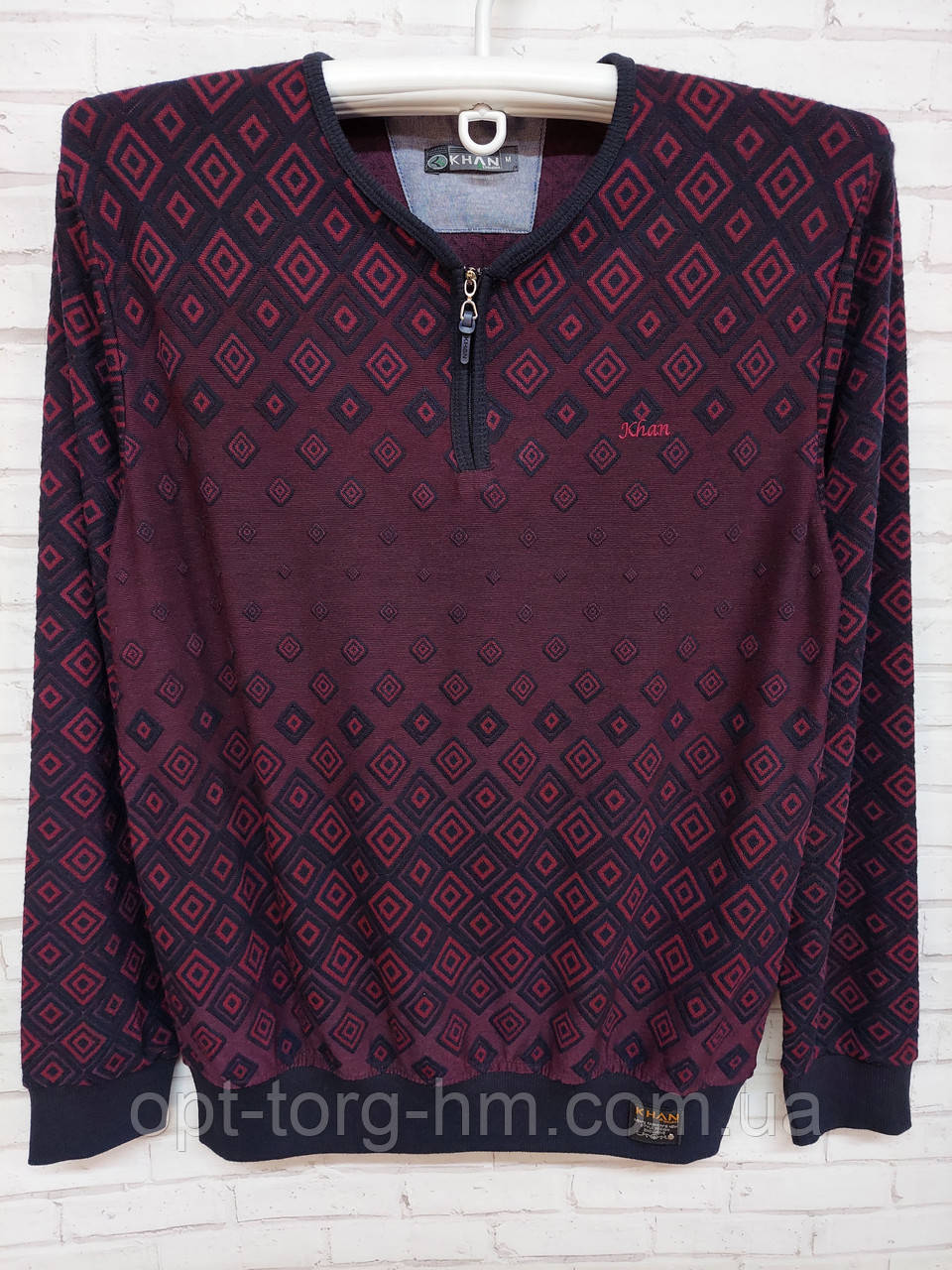 Чоловічий батник XL (жакард), фото 1