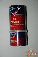 Лак SOLID Jet Clear 2+1 2К акриловий безбарвний швидковисихаючий 0.5л. + затверджувач 0.25