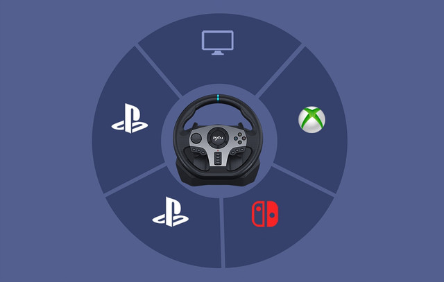 Игровой руль для симулятора дальнобойщика Euro Truck Игровой руль с ...