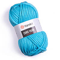 Пряжа шнур с сердечником YarnArt Cord Yarn 763 Бирюза (Корд Ярн Ярнарт)