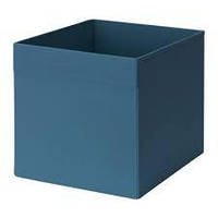 Коробка, темно-синій,33х38х33 см DRÖNA