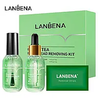 Набор для удаления черных точек с экстрактом зеленого чая Lanbena Green Tea Blackhead Remover Kit