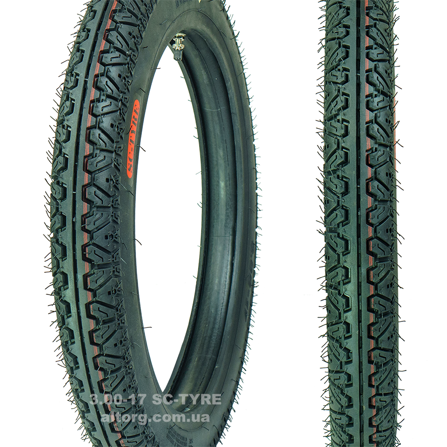 Шина 3.00-17 SC-315 (трасса) - SC-TYRE