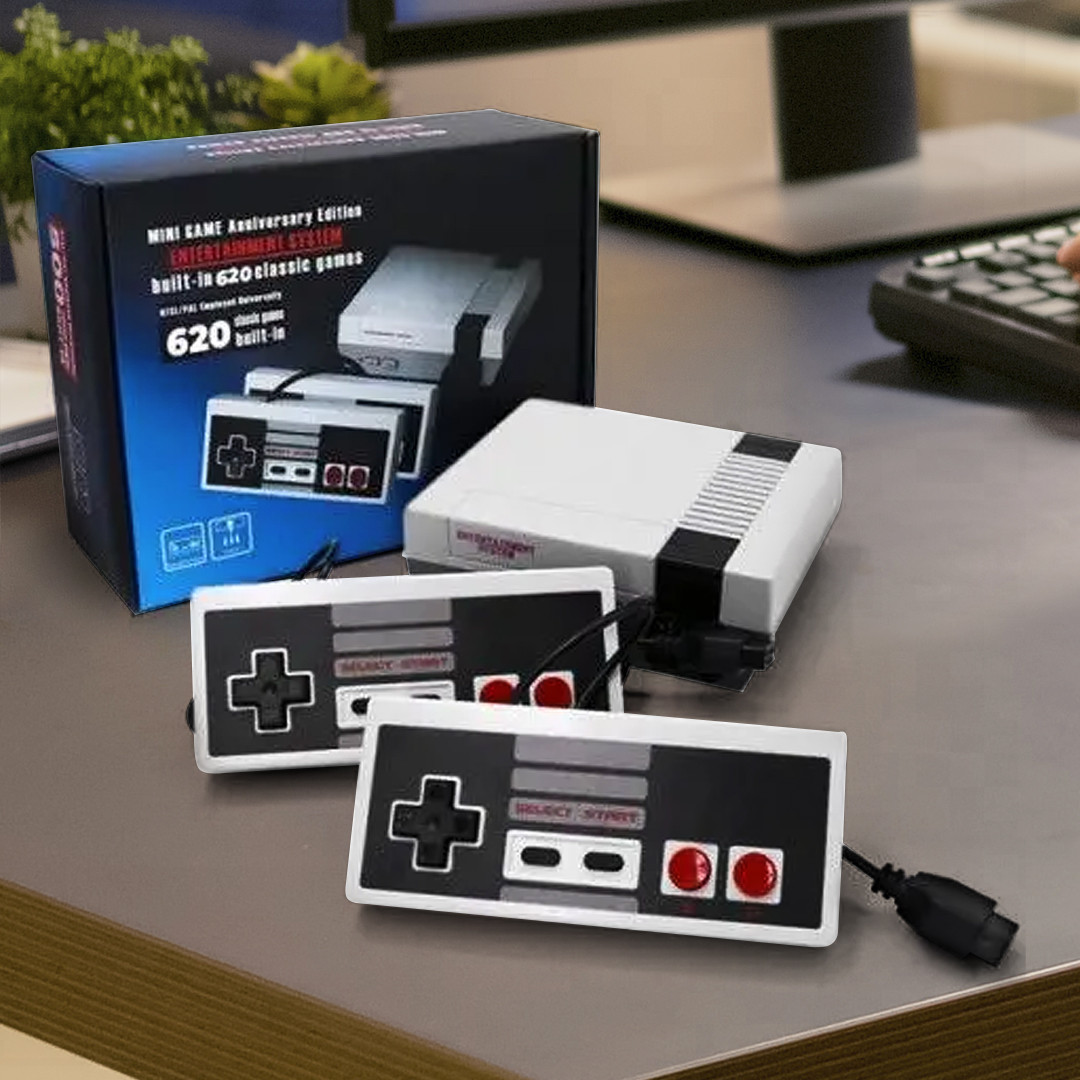 Ігрова консоль на 620 гр. Ігрова приставка з двома джойстиками, фото 1