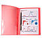 Папка швидкозшивач А4 прозора рожева Axent 1304-24-A, 39696, фото 2