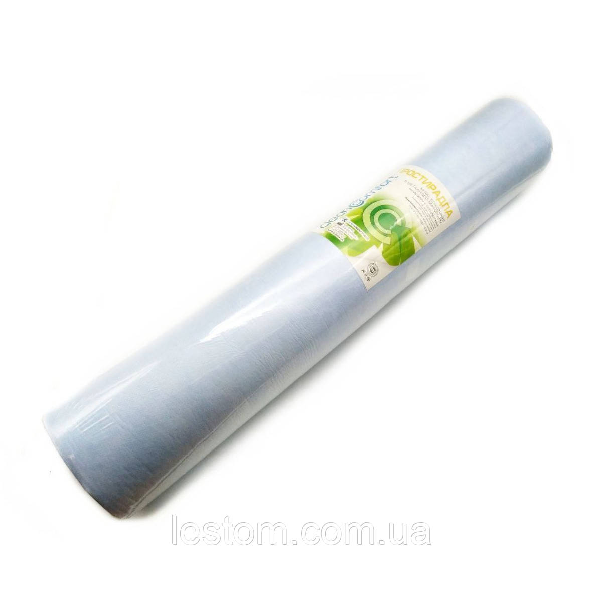 Простирадло одноразове (розмір 0,6х100 м) без перфорації, білого кольору (СММС - 18 г/м2)