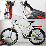 Комплект велокрила крила бризковики велосипеда зелені, фото 4