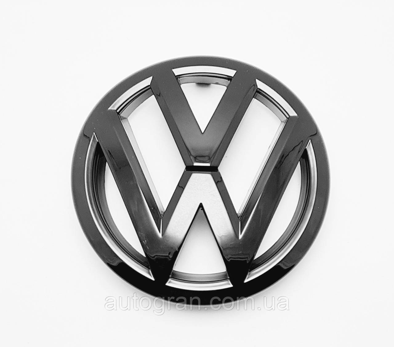 Емблема решітки радіатора VW Volkswagen Passat B7 Caddy 2009- 1t0853601e чорна