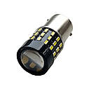 Лампа світлодіодна NAPO LED 1156-3014-54SMD 1156 BA15S P21W 12-24V комплект 2 шт колір світіння білий, фото 2