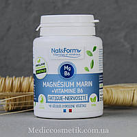 Nat & Form Magnesium B6 - для снятия усталости и нервозности 40 штук Франция