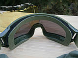 Захисні окуляри-маска Тactic Olive зі змінним склом, фото 7