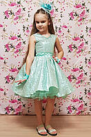 Нарядное праздничное выпускное детское платье ретро стиляги 23-15