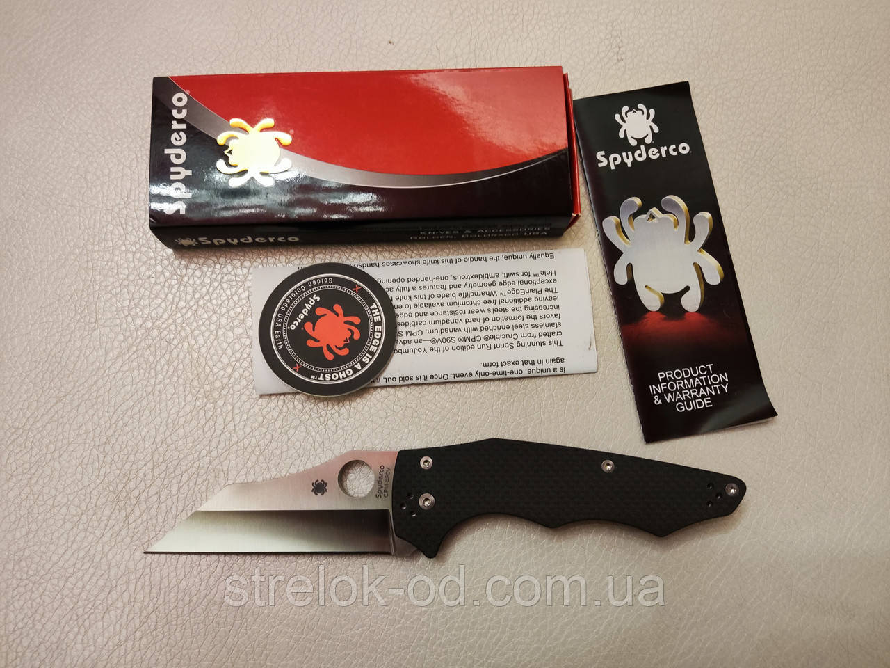Нож Spyderco Yojimbo CF Sprint Run, S90V, C253CF