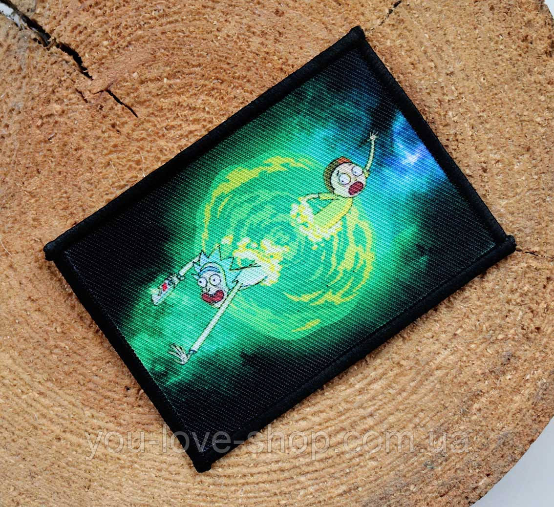 Нашівка на одяг Рік і Морті / Rick and Morty термонавтика наклеєній основі No20