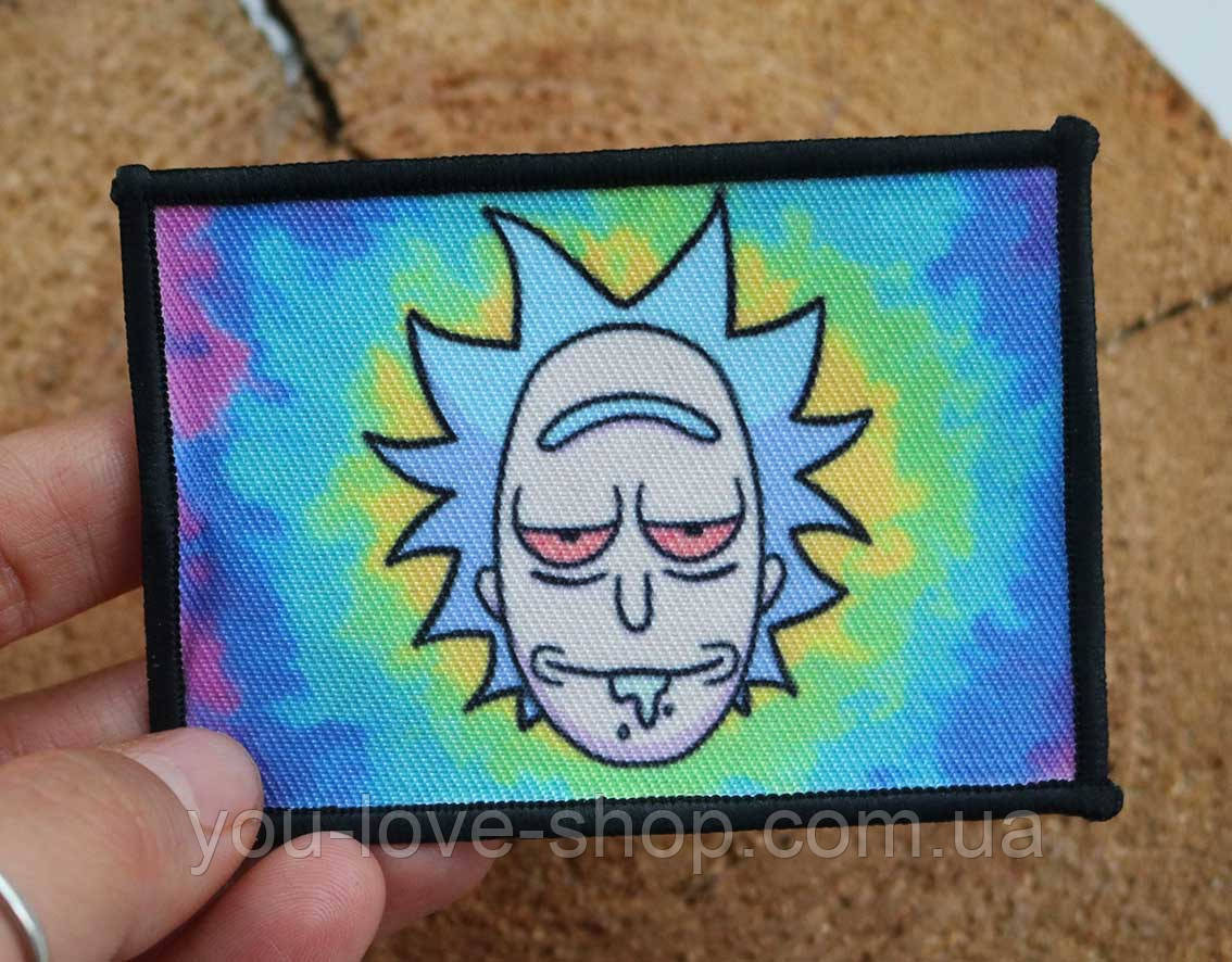 Нашівка на одяг Рік і Морті / Rick and Morty термонавтика наклеєній основі No21
