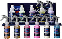 Набір очищувачів Cartec Bottle Rack Colorline (Silicone-Free), 500 мл (6 шт)
