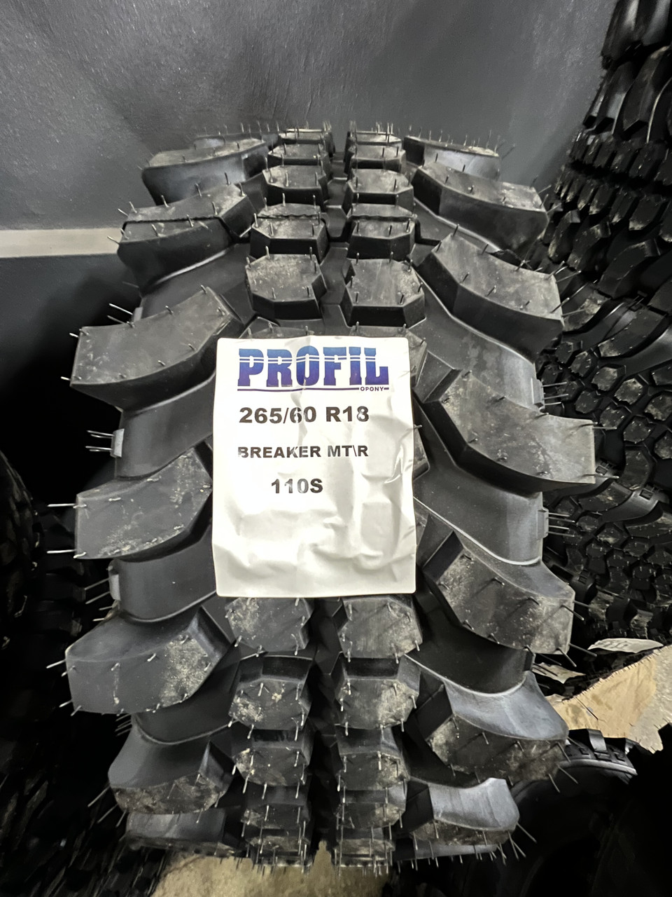 Шини 265/60 R18 (110S) BREAKER MT/R PROFIL COLLINS (НАВАРКА) відновлені шини