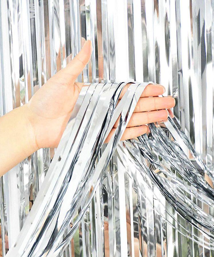 Фотозона 2 м*1 м, СЕРЕБРО KUK-2031 KNZ