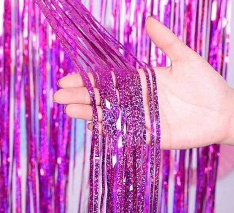 Фотозона 2 м*1 м, голограма яскраво-рожева KUK-2064 KNZ, фото 1