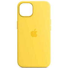 Чохол накладка TPU Armorstandart Silicone Case для Apple iPhone 14 Lemon Zest (ARM62391)