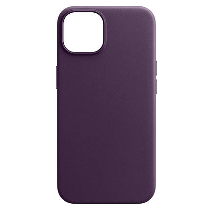 Чохол накладка PU Armorstandart FAKE Leather для Apple iPhone 14 Dark Cherry (ARM64392), фото 1