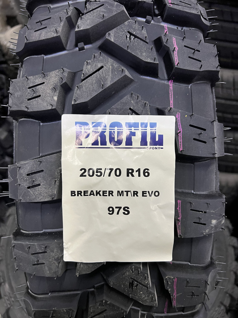 Шини 205/70 R16 (97S) BREAKER MT/R EVO  PROFIL COLLINS (НАВАРКА)
