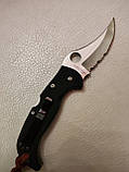 Ніж складаний Spyderco Chinook 2 Serrated, 440V, C63GPS, фото 5