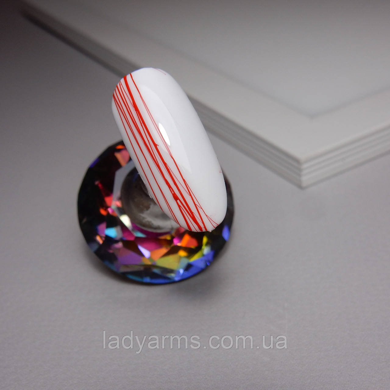 06 Spider red 5 грам павутинка колір червоний  LA Lady Arms