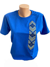 Футболка Вишиванка (синя) (Патріотичні футболки)