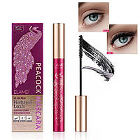 Elaimei 4D Silk Fiber Natural Lash Peacock Mascara Feather Long Mascarа подовжувальна туш з тонким пензликом 6 г