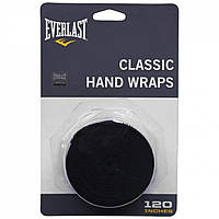 Бинты для бокса Everlast 120 Handwraps Black Доставка з США від 14 днів - Оригинал