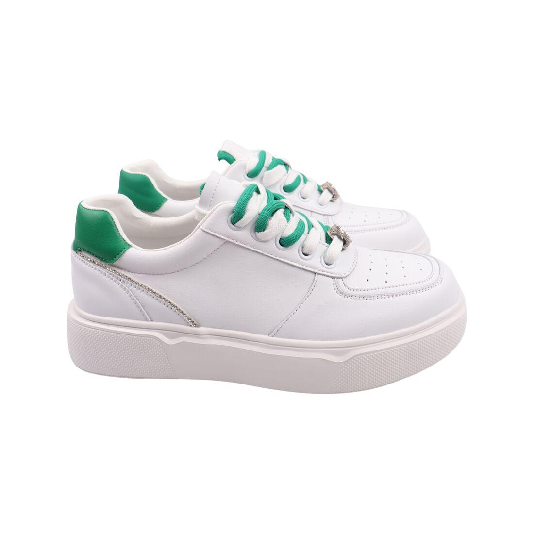 Кеди жіночі Gifanni білі натуральна шкіра, 38, фото 1