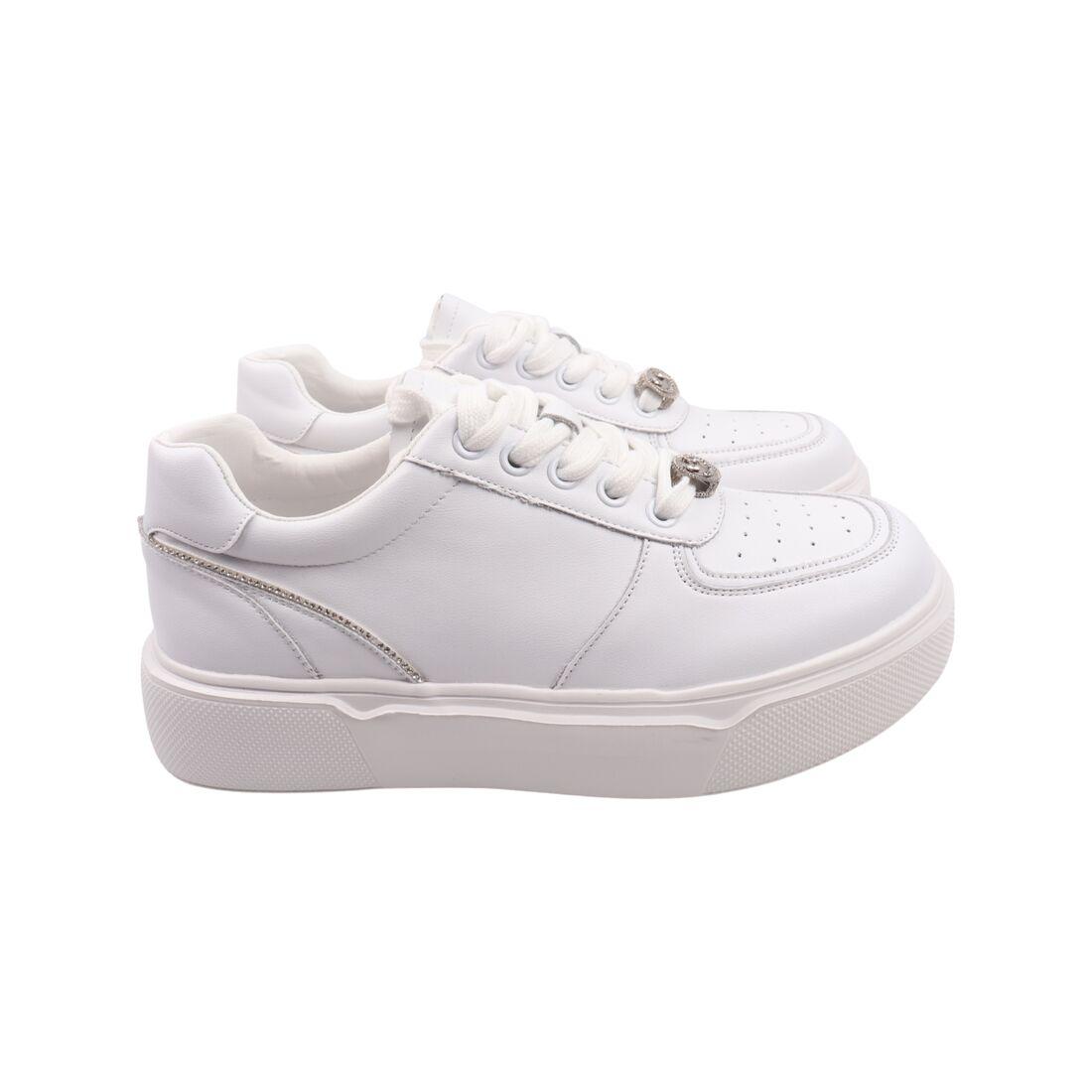 Кеди жіночі Gifanni білі натуральна шкіра, 38, фото 1