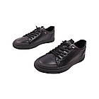 Кеди чоловічі Brooman чорні натуральна шкіра, 39, фото 5