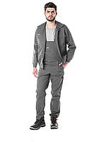 Костюм робочий REIS Польща RAWPOL сірий (комплект напівкомбінезон і куртка робоча)