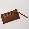 Стильний чоловічий гаманець з екошкіри (21х11х5 см) Zipper Long Коричневий / Чоловічий клатч портмоне, фото 8