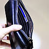 Стильний чоловічий гаманець з екошкіри (21х11х5 см) Zipper Long Чорний / Чоловічий клатч портмоне, фото 8
