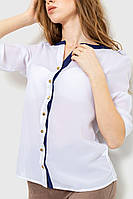 Блуза класична колір біло-синій 230R111 M