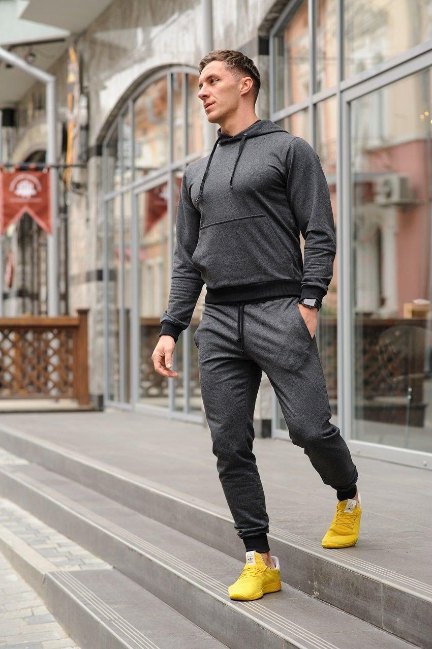 Спортивний костюм чоловічий класика Mega | Комплект чоловічої кофти, штани Люкс якість