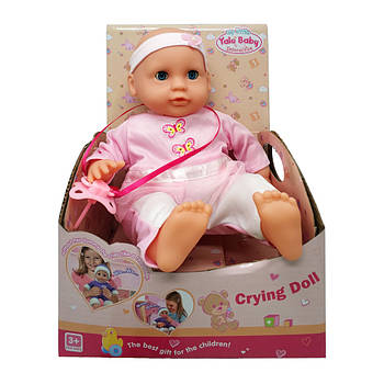 Пупс музичний YL1715F/G, м'яке тіло (Рожевий)