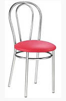 Обеденный кухонный стул Тюльпан Tulipan chrome V-27, красный Новый Стиль (заказ кратно 4шт!)