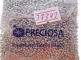 Бісер 10/0, колір — перламутрове срібло, No37342 (пач.50 грамів), фото 2