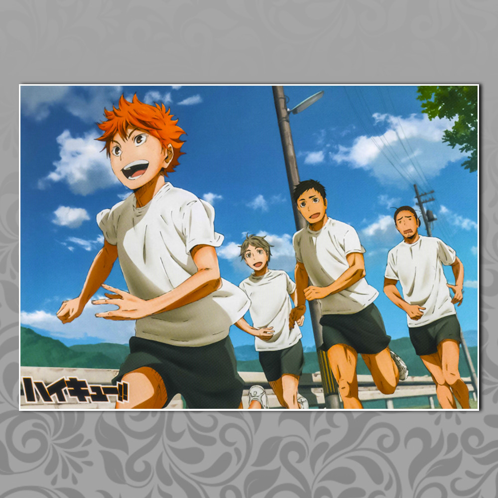 Плакат A4 Аниме Haikyuu! 001