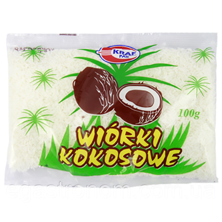 Кокосова стружка біла Краф пак Kraf pak 100g 30шт/ящ (Код: 00-00013854)
