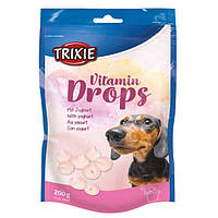 Лакомство Vitamin Drops with Yoghurt для собак Trixie (Трикси) 200 г