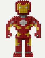Игрушка конструктор детская Пиксели Vita Toys Герои. Iron-man конструктор из пикселей
