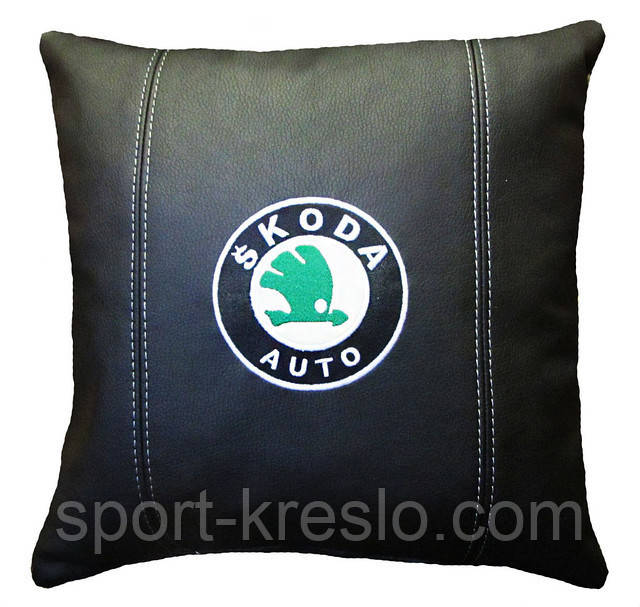 Подушка автомобильная с логотипом Skoda - фото 2 - id-p23149179
