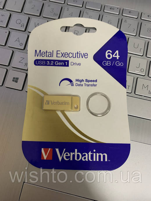 Verbatim Metal Executive USB 3.2 64GB Gold