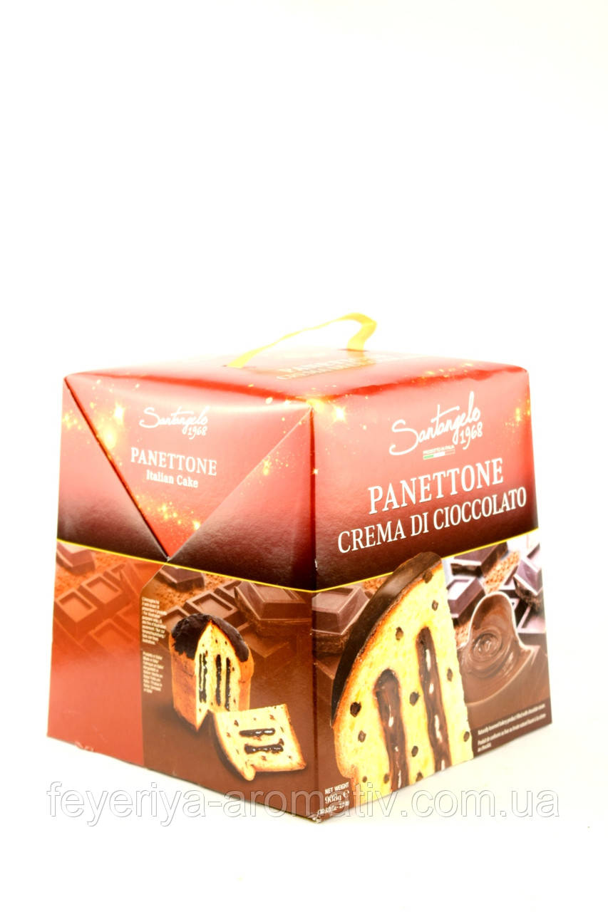 Панеттоне с шоколадным кремом Santangelo Panettone crema di cioccolato 908г (Италия) - фото 5 - id-p1158664659
